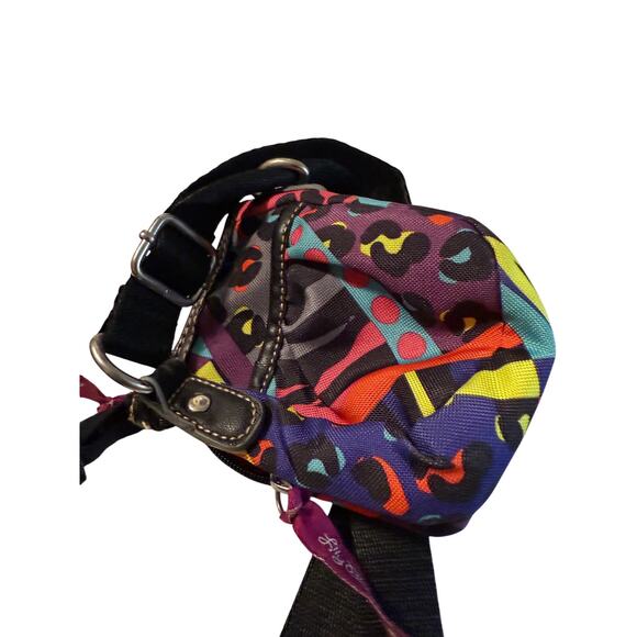 Lily Bloom Mini Crossbody Handbag Multi color Animal Print - Picture 3 of 4